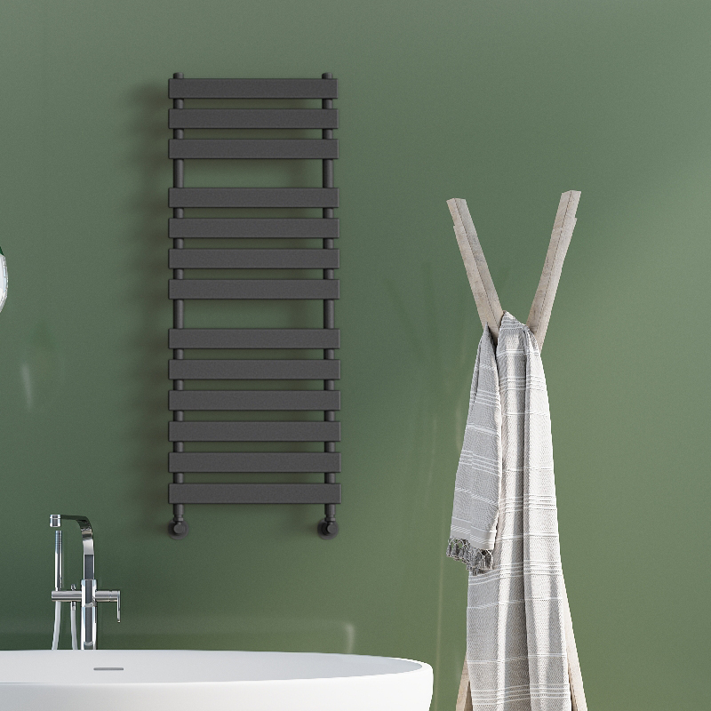 Tahiti Decorative Towel Rail 500x950 Anthracite
