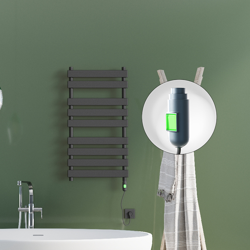 Tahiti Elektrikli Havlupan 500x1300 Antrasit (On/Off Düğmeli) 900W - 1