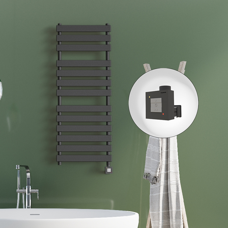 Tahiti Electric Towel Warmer 500x950 Anthracite Ktx1 300 W