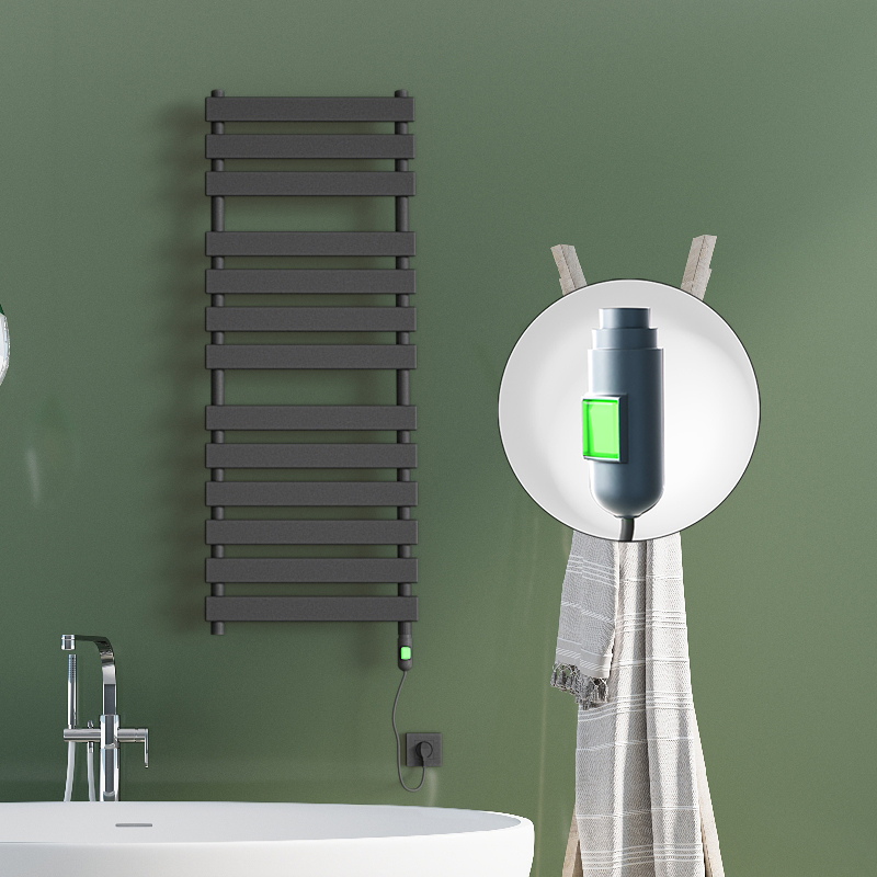 Tahiti Elektrikli Havlupan 500x950 Antrasit (On/Off Düğmeli) 600W
