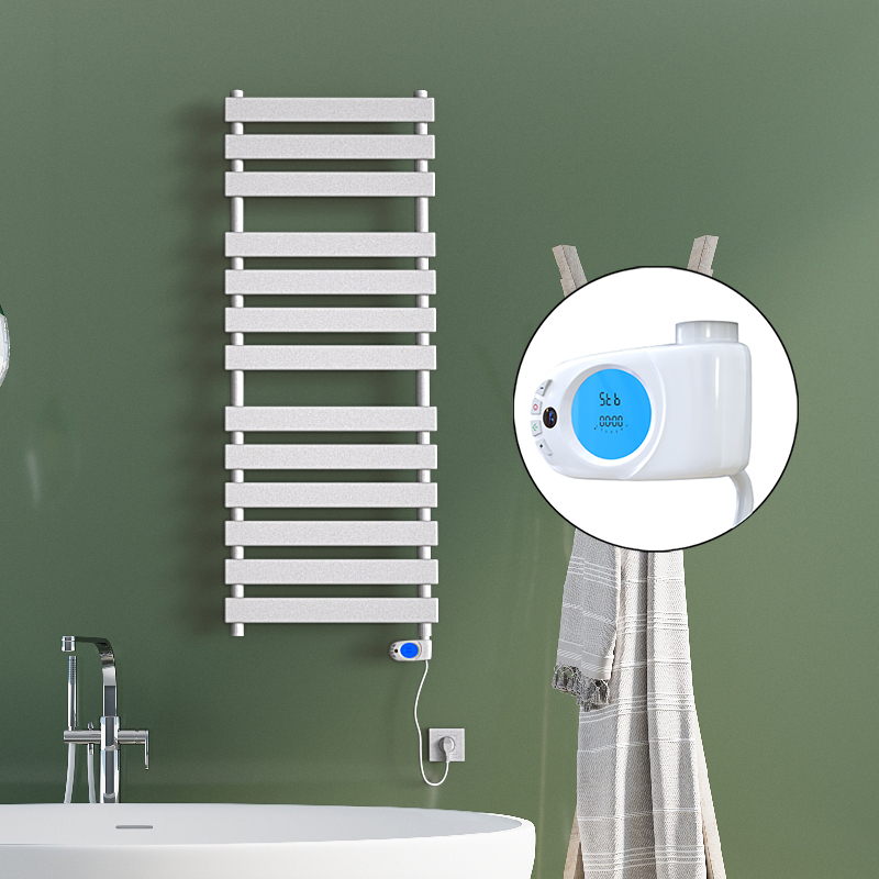 Tahiti Sèche Serviettes Electrique 600 Watt 500x950 Blanc (Thermostat Musa) - 1