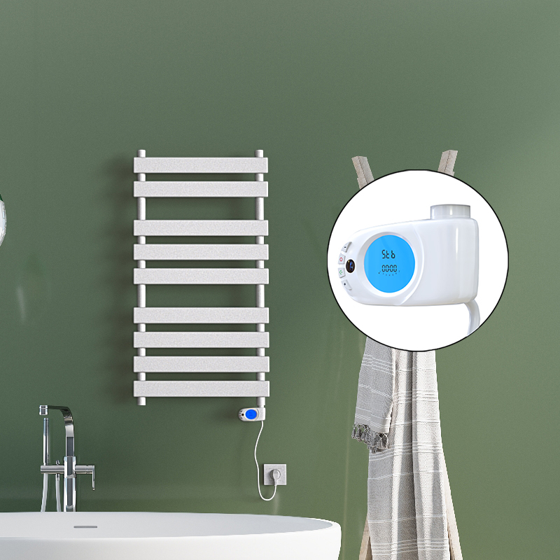 Tahiti Sèche Serviettes Electrique 900 Watt 500x1300 Blanc (Thermostat Musa) - 1