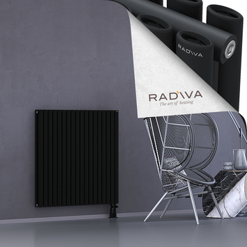 Tano Aluminium Radiator 1000x1036 Black Bottom Right 50mm