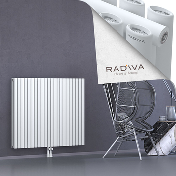 Tano Aluminium Radiator 1000x1268 White Bottom Middle 50mm