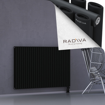 Tano Aluminium Radiator 1000x1674 Black Bottom Right 50mm