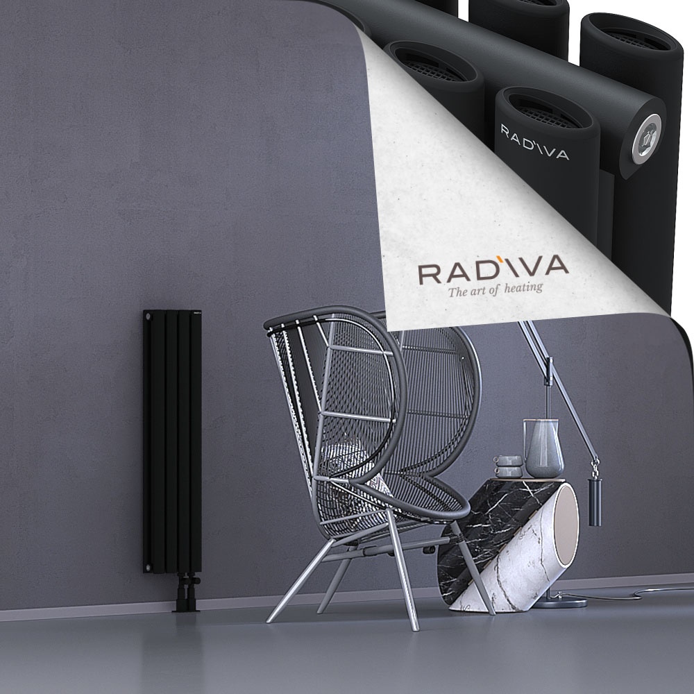 Tano Aluminium Radiator 1000x224 Black - 3