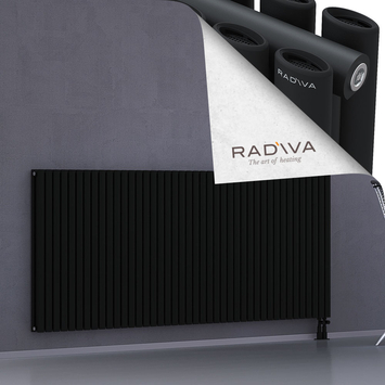 Tano Aluminium Radiator 1000x2428 Black Bottom Right 50mm