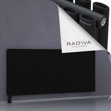 Tano Aluminium Radiator 1000x2486 Black Bottom Left 50mm