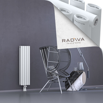 Tano Aluminium Radiator 1000x282 White Bottom Middle 50mm