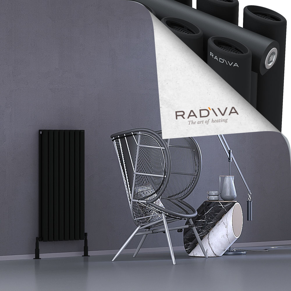 Tano Aluminium Radiator 1000x456 Black - 1