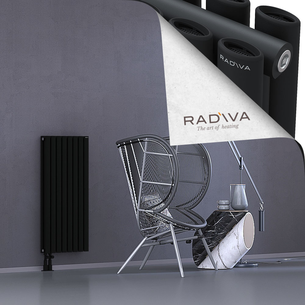 Tano Aluminium Radiator 1000x456 Black - 4