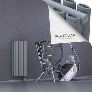 Tano Aluminium Radiator 1000x456 Grey Bottom Right 50mm