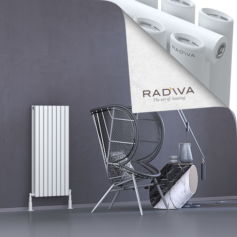 Tano Aluminium Radiator 1000x456 White - 1