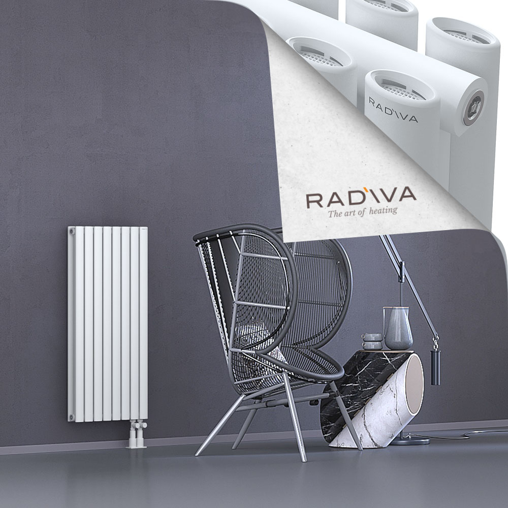 Tano Aluminium Radiator 1000x456 White - 3