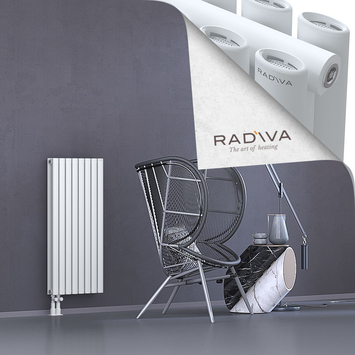 Tano Aluminium Radiator 1000x456 White Bottom Left 50mm