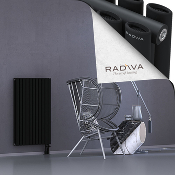Tano Aluminium Radiator 1000x630 Black Bottom Right 50mm