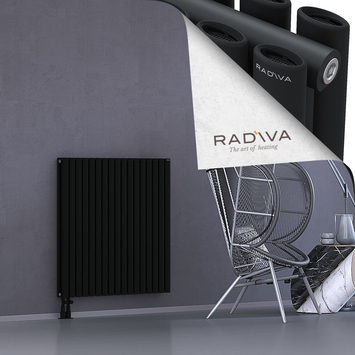 Tano Aluminium Radiator 1000x978 Black Bottom Left 50mm