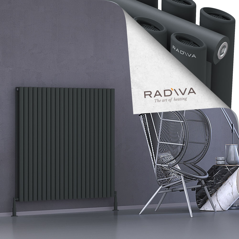 Tano Aluminium Radiator 1200x1268 Dark Anthracite - 1