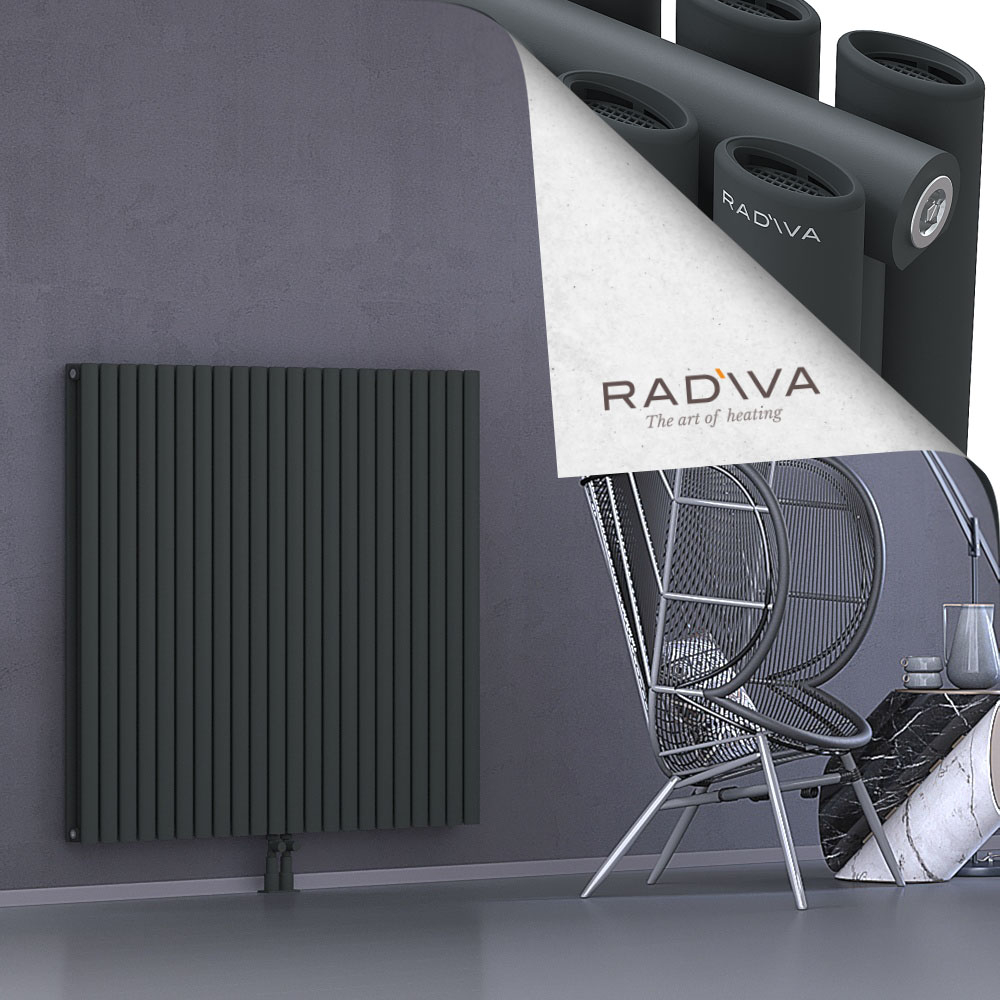 Tano Aluminium Radiator 1200x1268 Dark Anthracite - 2