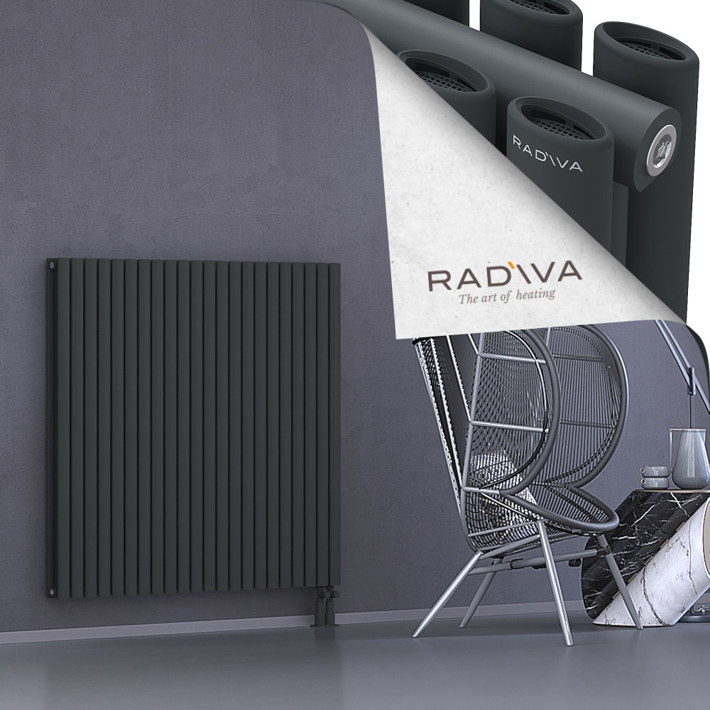Tano Aluminium Radiator 1200x1268 Dark Anthracite - 3