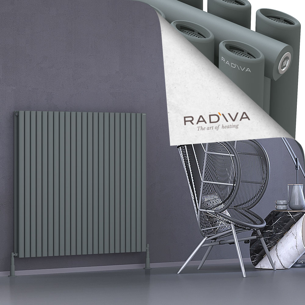 Tano Aluminium Radiator 1200x1326 Anthracite - 1