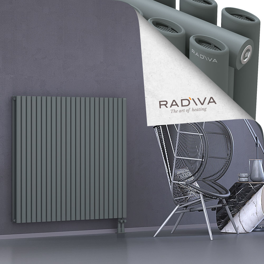 Tano Aluminium Radiator 1200x1326 Anthracite - 3