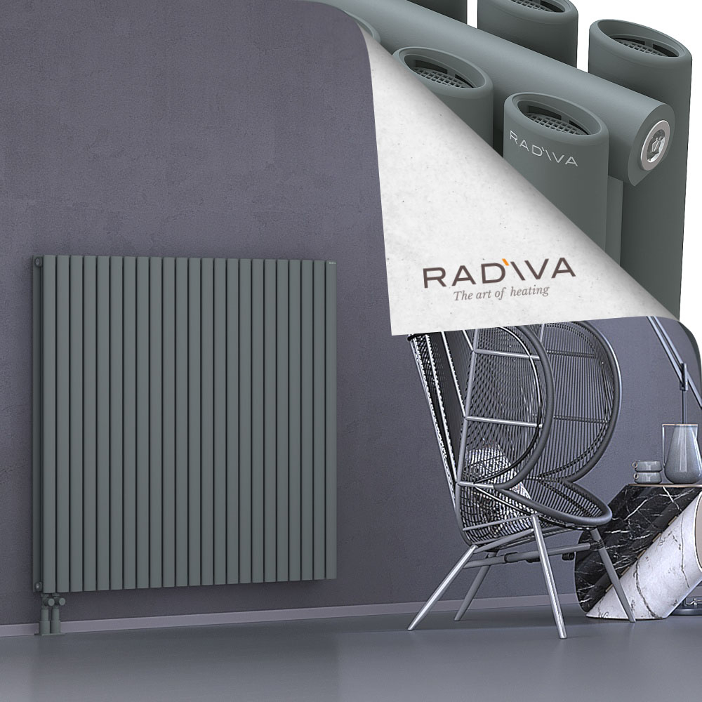 Tano Aluminium Radiator 1200x1326 Anthracite - 4