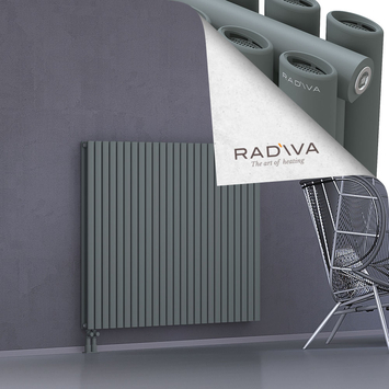 Tano Aluminium Radiator 1200x1442 Anthracite Bottom Left 50mm