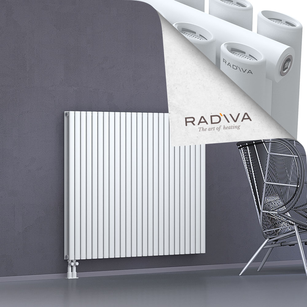 Tano Aluminium Radiator 1200x1442 White - 4