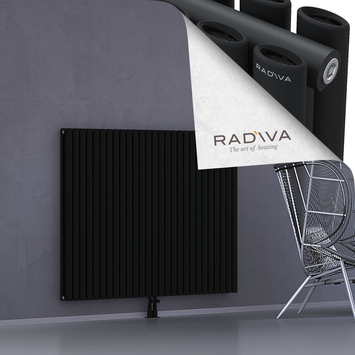 Tano Aluminium Radiator 1200x1558 Black Bottom Middle 50mm