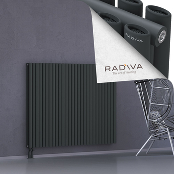 Tano Aluminium Radiator 1200x1616 Dark Anthracite Bottom Left 50mm