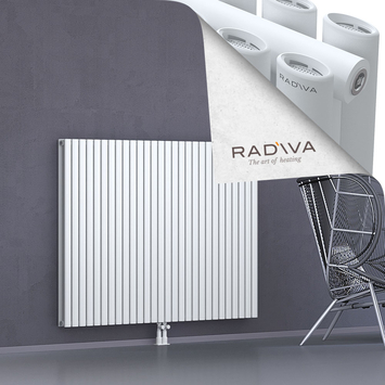 Tano Aluminium Radiator 1200x1616 White Bottom Middle 50mm