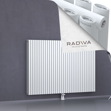 Tano Aluminium Radiator 1200x1964 White Bottom Middle 50mm