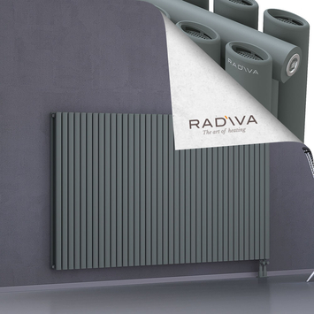 Tano Aluminium Radiator 1200x2196 Anthracite Bottom Right 50mm
