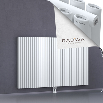 Tano Aluminium Radiator 1200x2196 White Bottom Middle 50mm