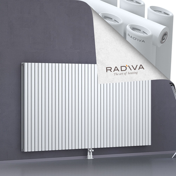 Tano Aluminium Radiator 1200x2312 White Bottom Middle 50mm