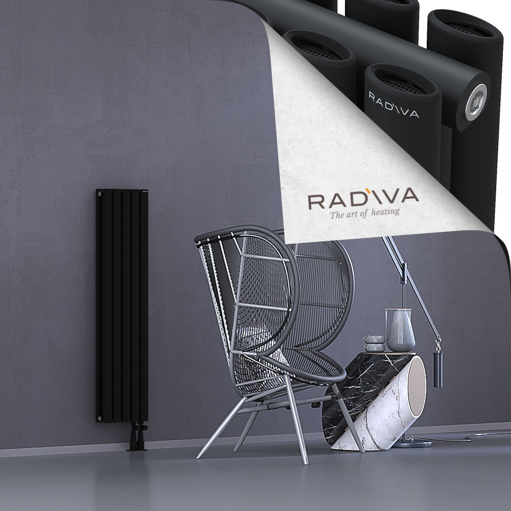 Tano Aluminium Radiator 1200x282 Black - 3