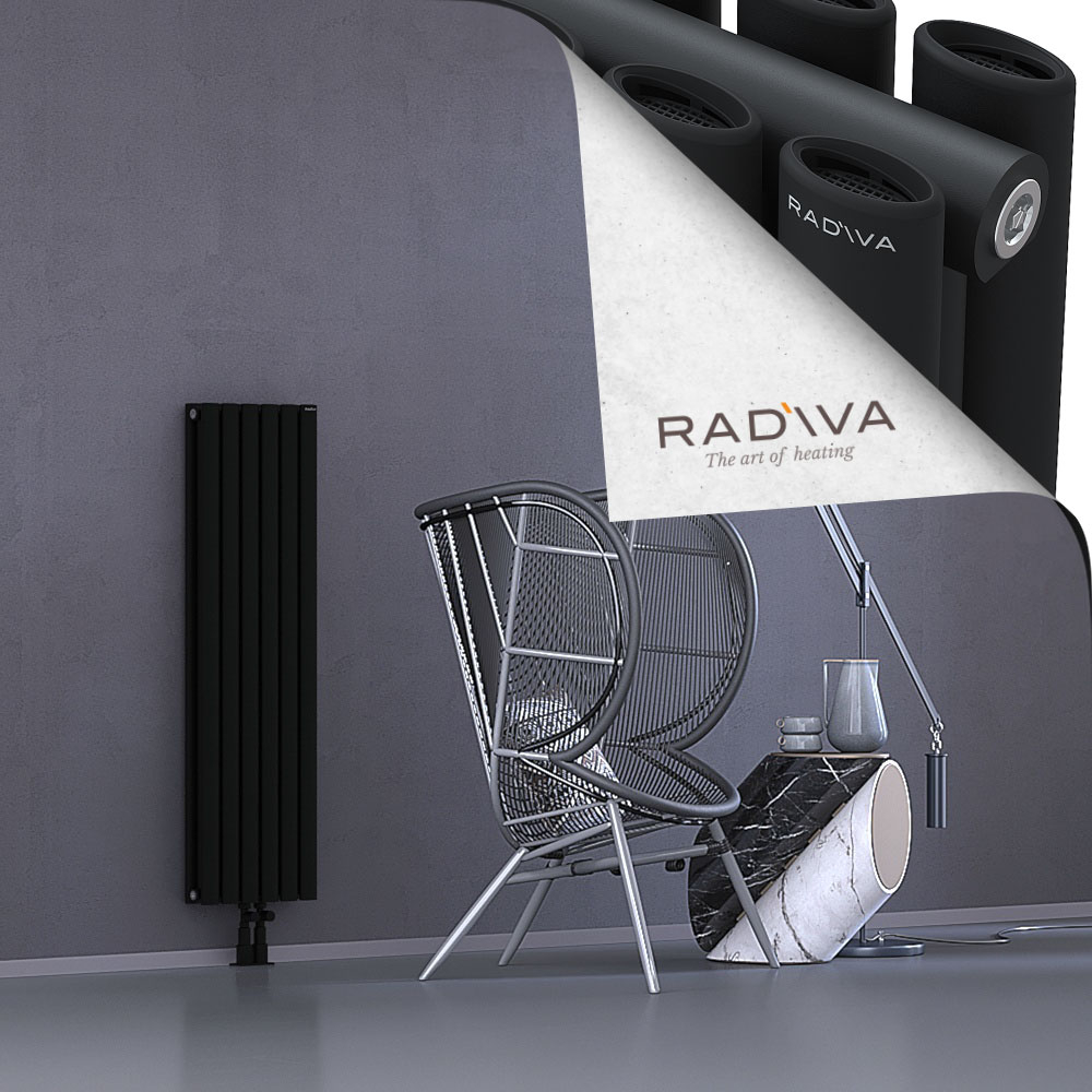 Tano Aluminium Radiator 1200x340 Black - 2