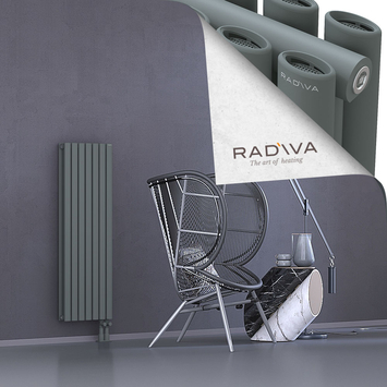 Tano Aluminium Radiator 1200x398 Anthracite Bottom Right 50mm