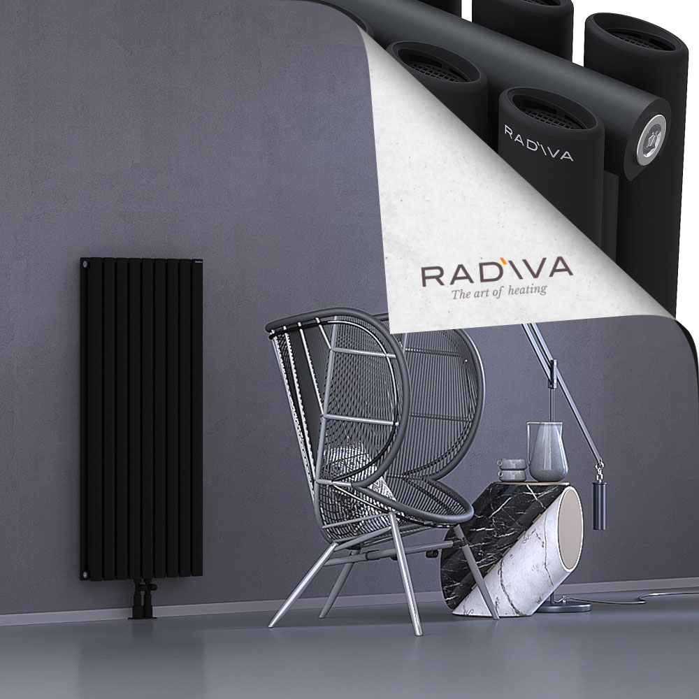 Tano Aluminium Radiator 1200x514 Black - 2