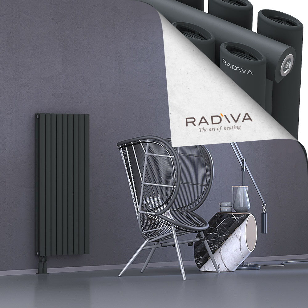 Tano Aluminium Radiator 1200x514 Dark Anthracite - 4