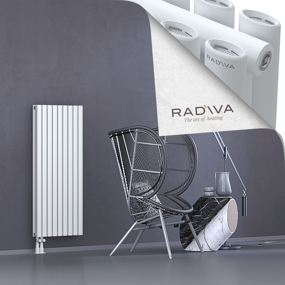 Tano Aluminium Radiator 1200x514 White - 4