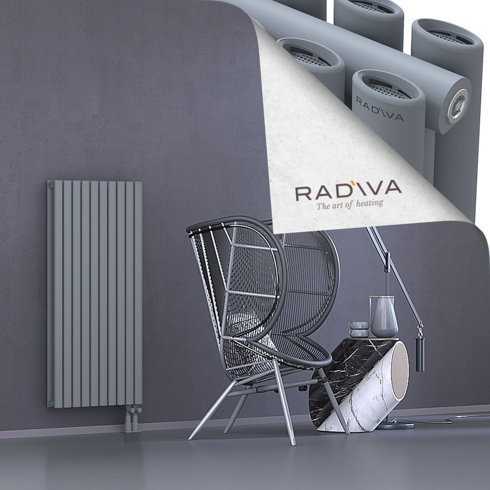 Tano Aluminium Radiator 1200x572 Grey - 3
