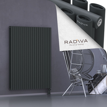 Tano Aluminium Radiator 1500x1210 Dark Anthracite Bottom Right 50mm