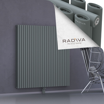 Tano Aluminium Radiator 1500x1616 Anthracite Bottom Middle 50mm