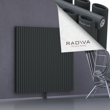 Tano Aluminium Radiator 1500x1674 Dark Anthracite Bottom Middle 50mm