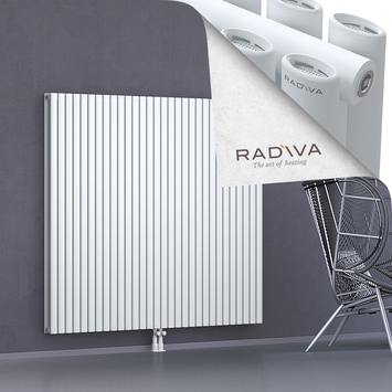 Tano Aluminium Radiator 1500x1732 White Bottom Middle 50mm