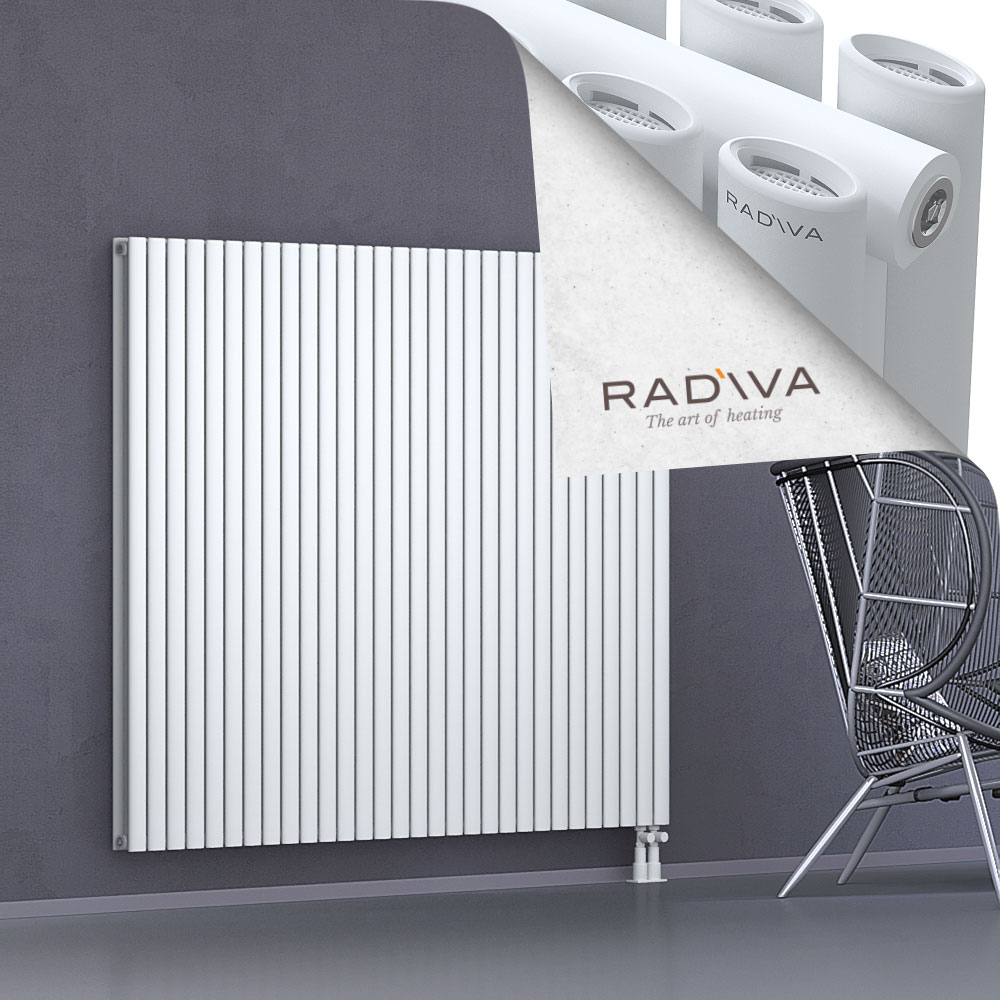 Tano Aluminium Radiator 1500x1732 White - 3