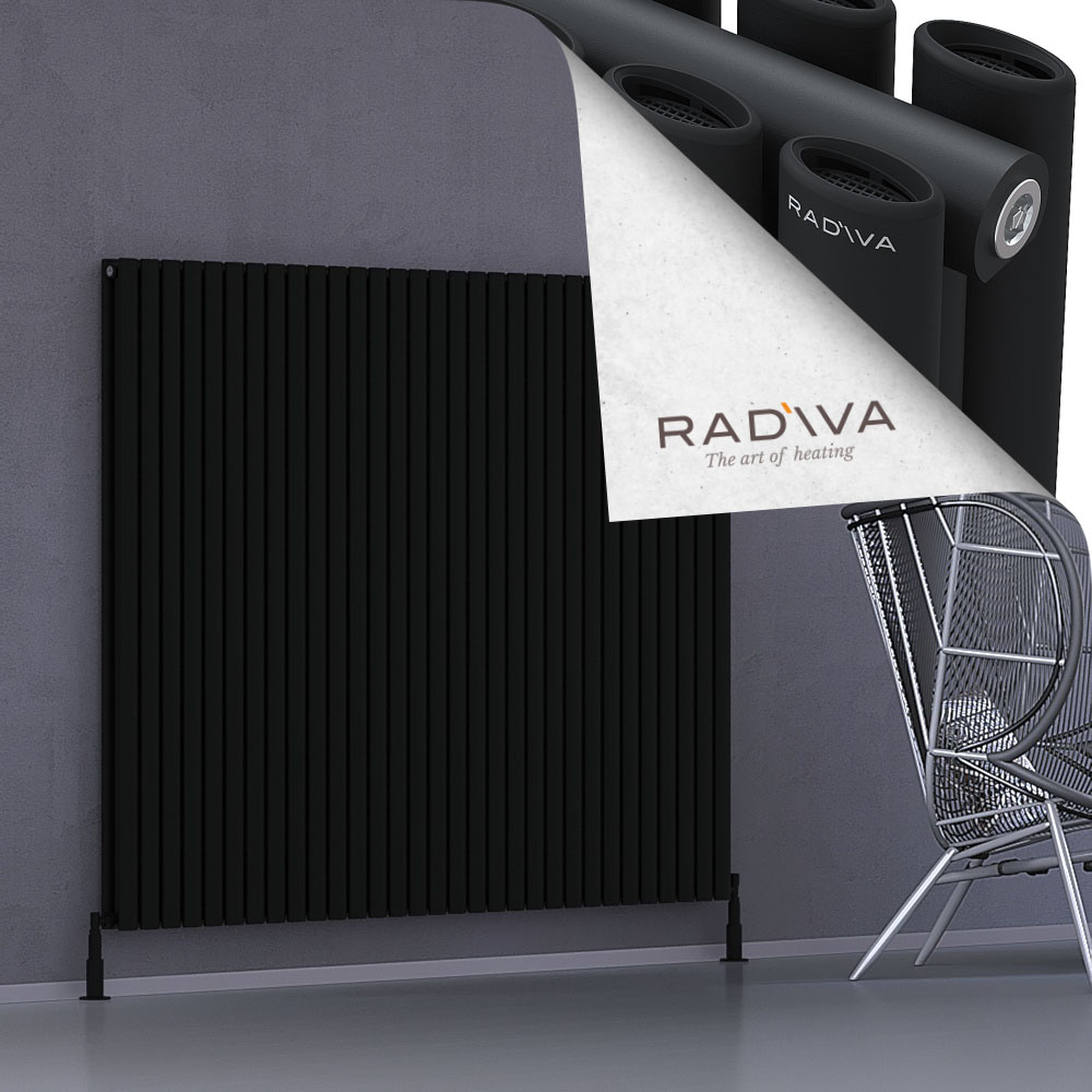 Tano Aluminium Radiator 1500x1790 Black - 1