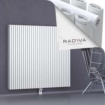 Tano Aluminium Radiator 1500x1848 White Bottom Middle 50mm